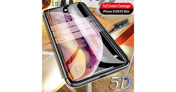 Tsimak 5D Full Cover Tempered Glass For iPhone XS Max Screen Protector Protective Film For iPhone 6 6S 7 8 Plus X XR Glass - iDeviceCase.com