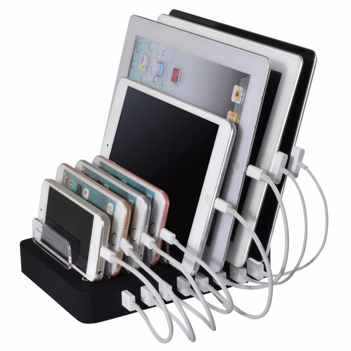 Enjowi 8 Ports Desktop Charging 8*2.4A Multi Quick USB With Stand Power for Family Office Phone holder - iDeviceCase.com