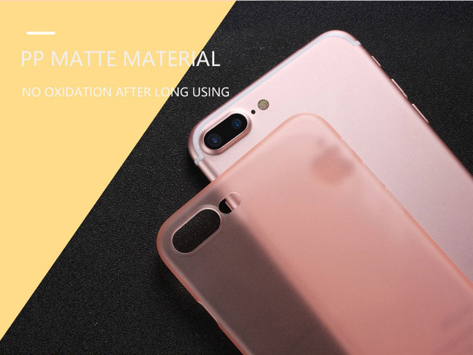 FSHANG For iphone 7 X Case Ultra Thin Protective Matte Soft Cover Coque for Apple iphone X 7 Plus 7plus Case Luxury Bumper 10 8X - iDeviceCase.com