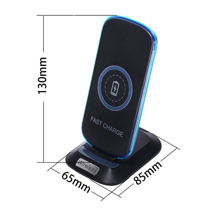 HAISSKY FAST Charger Qi Wireless Stand Charging For iPhone X 8 Plus Samsung Galaxy S6 Edge Plus S7 Edge S8 Plus Note 5 Note 8 - iDeviceCase.com