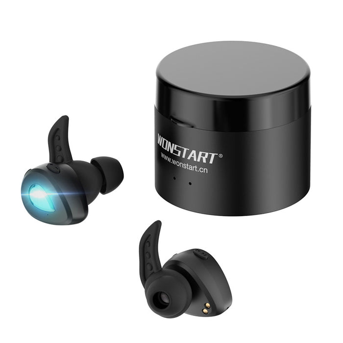 Mini Wireless Bluetooth Earbud Wireless Bluetooth Earphone Noise Reduction Volume Control For Cell phone Wonstart W305 - iDeviceCase.com