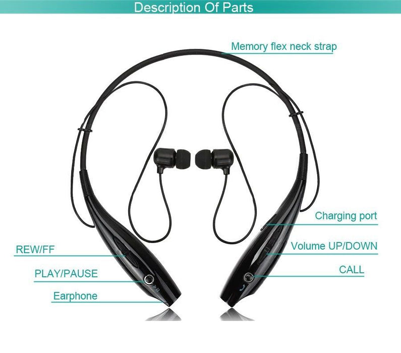 Mindkoo 730 Wireless Bluetooth Headset Sports Bluetooth Earphones Headphone with Mic Bass Earphone for Samsung iphone pk S9 S530 - iDeviceCase.com