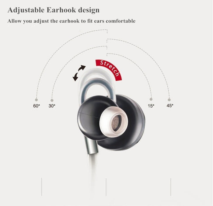 Noise Cancelling Bluetooth Headset Sports Wireless Handsfree Earphones Voice Command with Mic - iDeviceCase.com
