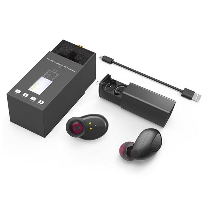 TTLIFE Mini Bluetooth Wireless Headphones with Mic In-ear Headset with Charge Box - iDeviceCase.com