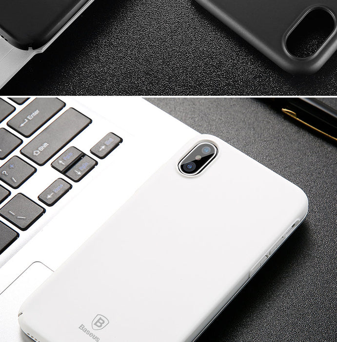 Baseus Luxury Slim Case For Apple iPhone X Ultra Thin Smooth Hard PC Phone Cases - iDeviceCase.com