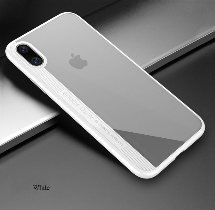 daTTap For Apple iPhone X Case Slim Transparent Ultra Thin Hard PC + Soft TPU Full Protective Back Cover For iPhone X Case Coque - iDeviceCase.com