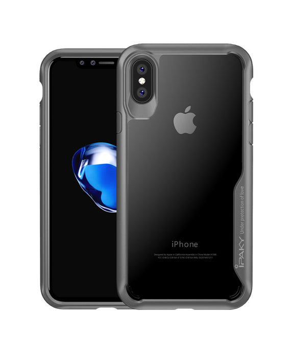 For apple iphone x phone case IPAKY Brand Cover Case Transparent shell case Luxury 360 Degree Protect  Phone Fundas case Cover - iDeviceCase.com