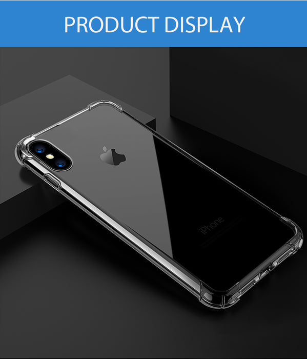 TORRAS Brand Clear TPU Case For iPhone X Protective Phone Case 1.4mm Thicker Airbag Corner Cover Case - iDeviceCase.com
