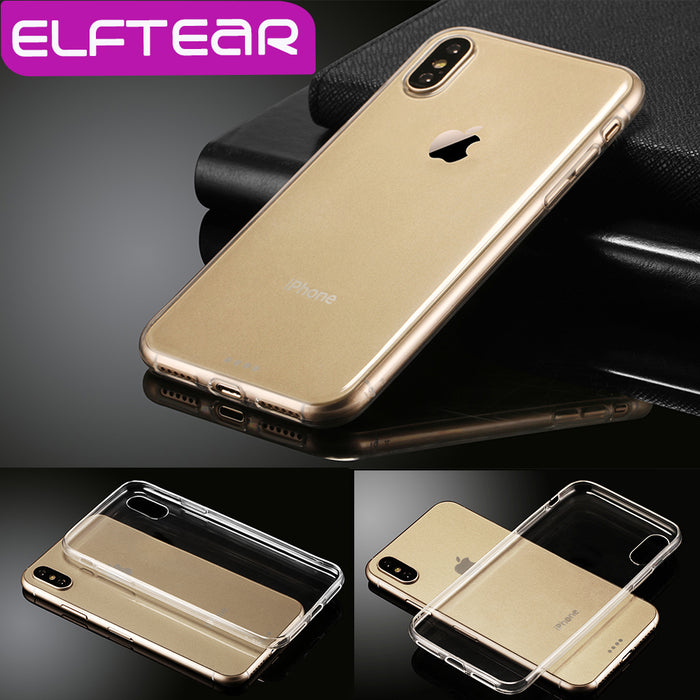 Transparent Clear Soft Silica TPU Case For iPhone X Original Ultra Thin Silicone Protect Phone Cover - iDeviceCase.com