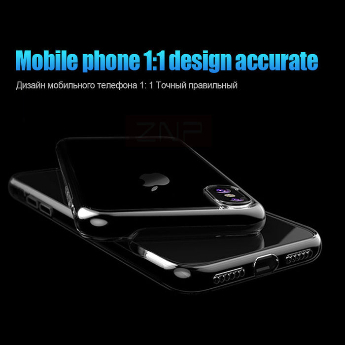 ZNP Silicone Transparent TPU Case Ultra Thin Soft Cover Crystal Clear Silicon Phone Cases Capa - iDeviceCase.com