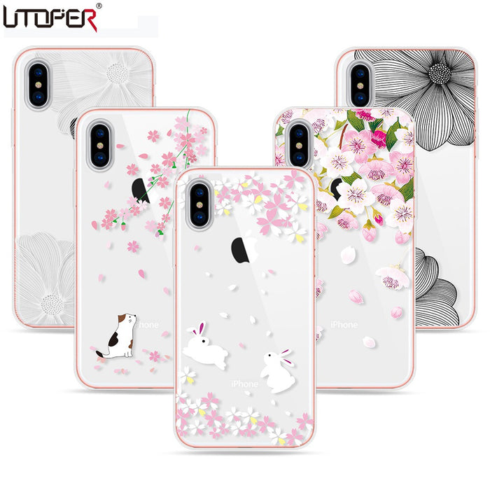 For Apple iphone X Case Ultra-thin Protection Case For iphone X Case Silicone Transparant Soft TPU For iphoneX Cover Shell - iDeviceCase.com