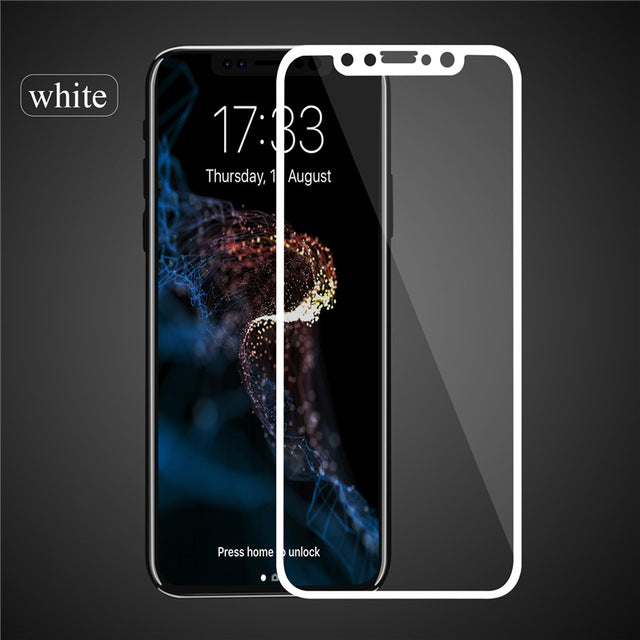 Lovebay 3D Edge Tempered Glass For iPhone X Phone Case Ultra-thin Full Protect 9H Screen Protective Film For iPhone X 5.8 Inch - iDeviceCase.com