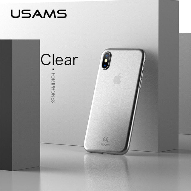 USAMS Original Phone Case Ultra Thin Cute Colors PP Cases Fashion flexibility Back Cover Case - iDeviceCase.com