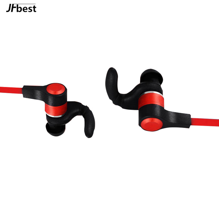 JFbest H3 stereo earbuds wireless headset bluetooth earphone V4.1 sport running earphone red and black color for mobile phone - iDeviceCase.com