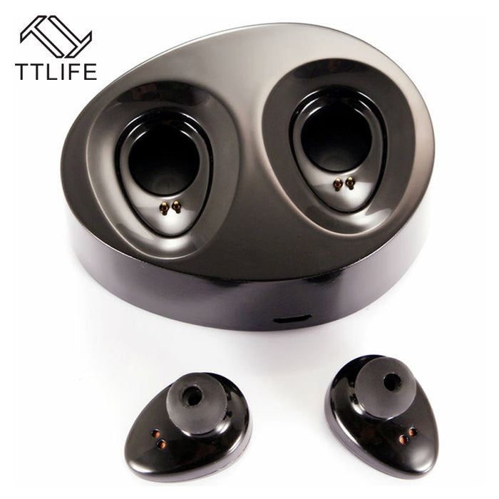 TTLIFE Mini Bluetooth Earphones Wireless Earbuds Stereo Portable Headsets with Mic Charging Box - iDeviceCase.com
