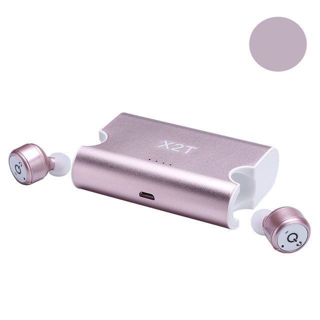 VONTAR X2T TWS Mini Wireless Bluetooth Twins Earbuds Magnetic With Battery Case - iDeviceCase.com
