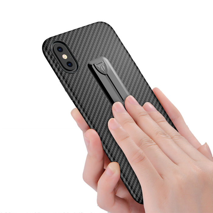 For Apple iphone X phone case Xundd ultra thin slim soft TPU back case cover for iphone X case shell with hidden ring holder - iDeviceCase.com