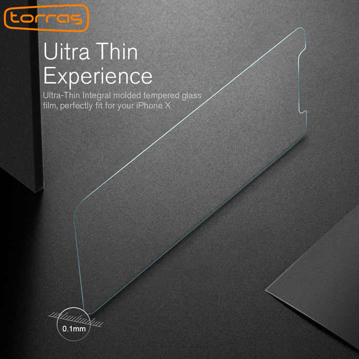 Torras Tempered Glass Screen Protector 9H Hardness 0.1mm Phone Protective Film +Cleaning Kit - iDeviceCase.com