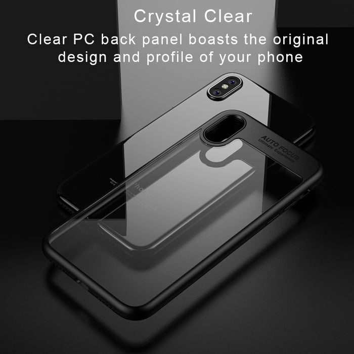 Full Protective TPU & PC Transparent Back Cover Clear Slim Phone Cases iPhoneX Funda - iDeviceCase.com
