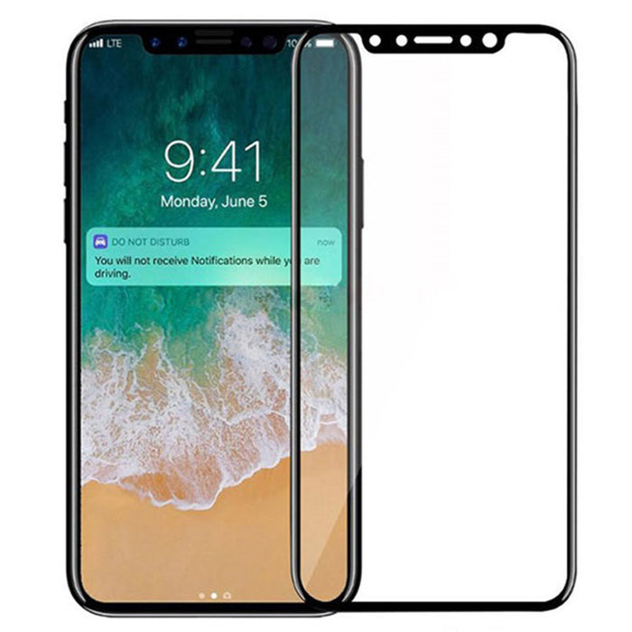 ShuiCaoRen For iPhone X Tempered Glass 9H 3D Full Screen Cover Explosion-proof Screen Protector - iDeviceCase.com