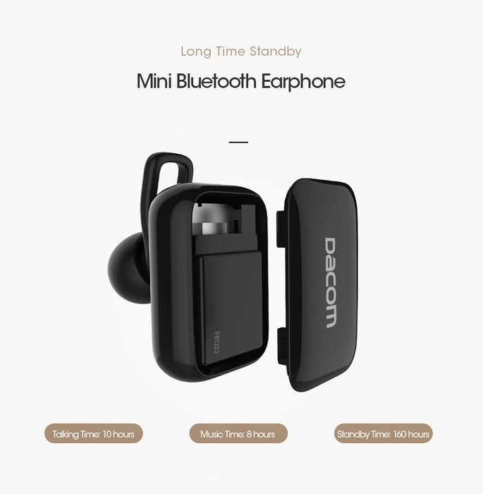 Dacom s039 earbuds invisible earpiece mini wireless headset bluetooth earphone headphone for phone smart consumer electronics - iDeviceCase.com