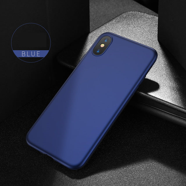 MaxGear Matte TPU Case for iPhone X Ultra-thin Comfortable Soft Cover Fitted Protective Cover - iDeviceCase.com