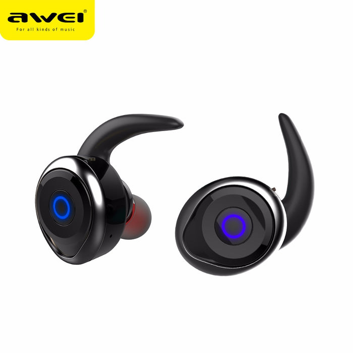 Awei T1 Mini Bluetooth Earphones IPX4 Waterproof Wireless Headphones TWS Earbuds Music Headsets - iDeviceCase.com