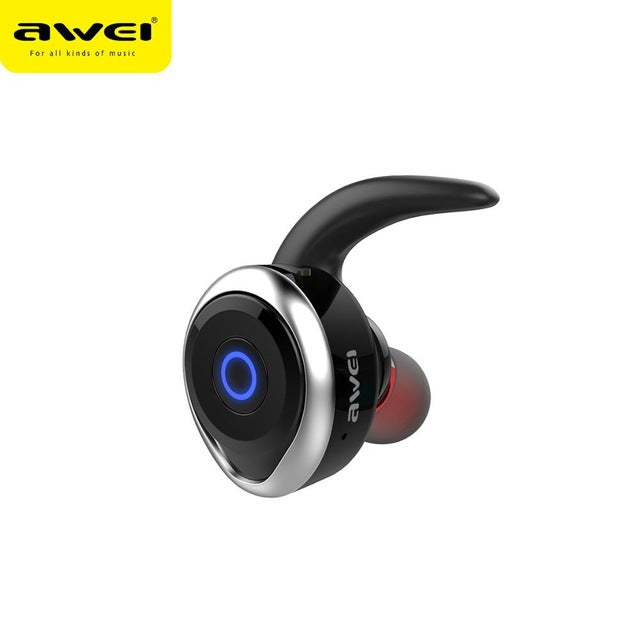 Awei T1 Mini Bluetooth Earphones IPX4 Waterproof Wireless Headphones TWS Earbuds Music Headsets - iDeviceCase.com