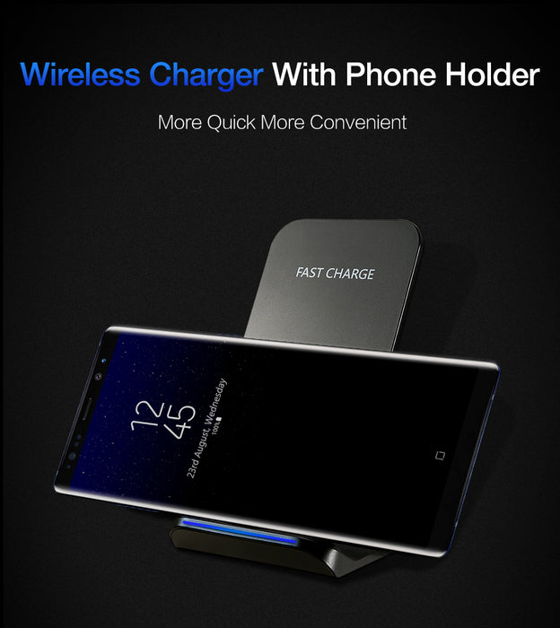 RAXFLY Wireless Charger For Samsung S8 S7 S6 Edge Plus Note 8 5V/1.8A Quick QI Wireless Charger For iPhone X 8 Plus Nexus 5 6 7 - iDeviceCase.com