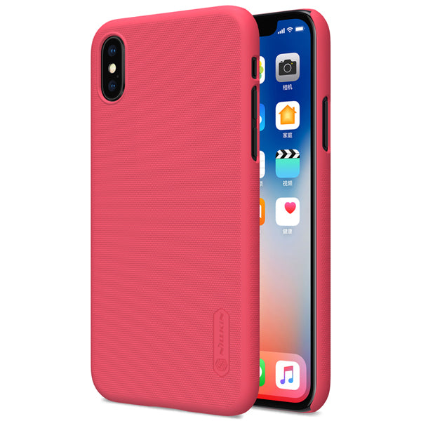 iPhone X Cover NILLKIN Super Frosted Shield X Matte Hard PC Back Case With Screen Protector - iDeviceCase.com