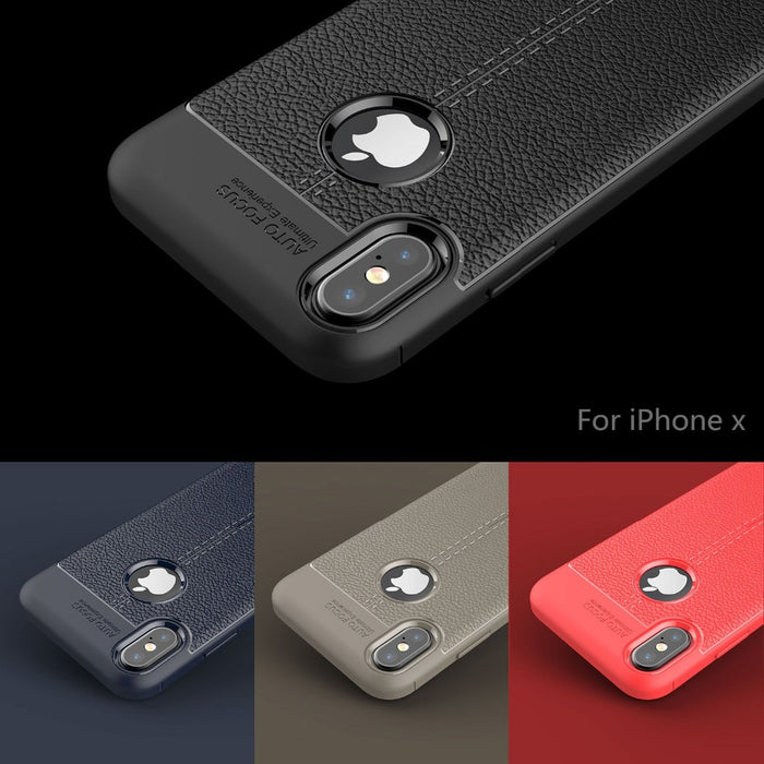 Fundas For Apple iPhone X Case Business Style Soft Silicone Back Cover Shockproof Protection Mobile Phone Bags For iPhone 10 Ten - iDeviceCase.com