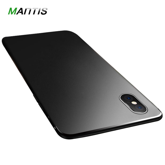 MANTIS Luxury TPU Case for iPhone X Ultra Thin Soft Silicone Protector Back Cover - iDeviceCase.com