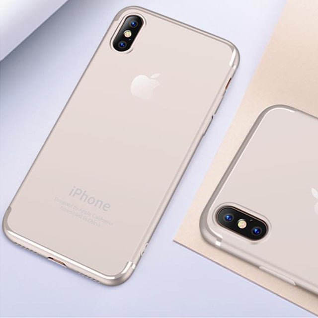 MANTIS Luxury TPU Case for iPhone X Ultra Thin Soft Silicone Protector Back Cover - iDeviceCase.com