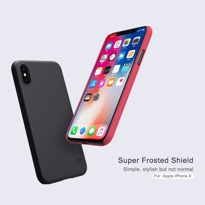 Nillkin Phone Case For Apple iPhone X Super Frosted Shield Hard plastic Case - iDeviceCase.com