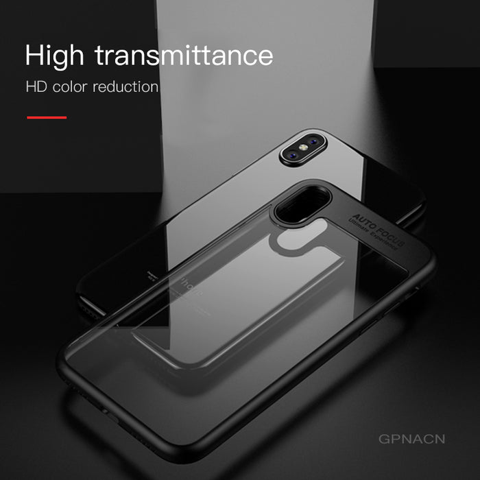 Transparent Full Protective Case For Apple iPhone 7 8 Plus 7 7s X Cover Acrylic Back Cover - iDeviceCase.com