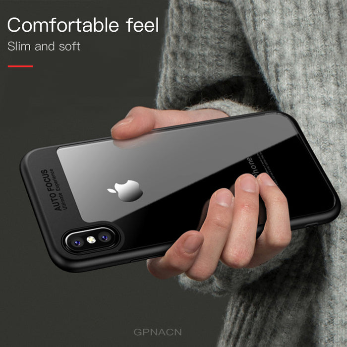 Transparent Full Protective Case For Apple iPhone 7 8 Plus 7 7s X Cover Acrylic Back Cover - iDeviceCase.com