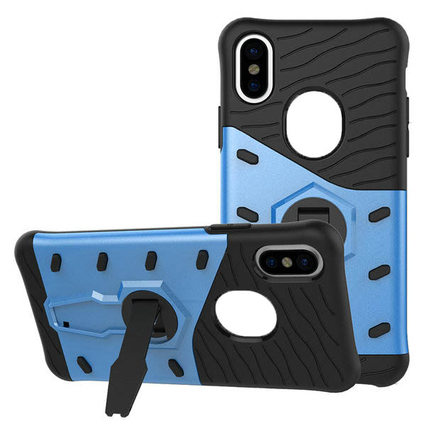 Fitted Case for iPhone X Edition 5.8 Inch Plastic Silicon Kickstand Back Covers Phone Bags Cases for iPhone 8 Plus Celular - iDeviceCase.com
