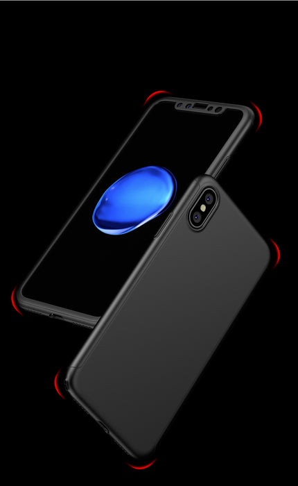 Case for iPhone X Cover 5.8' 360 Degree Full Cover For iPhone X Case with Protective film Cover Coque Fundas For iphone X Capa - iDeviceCase.com