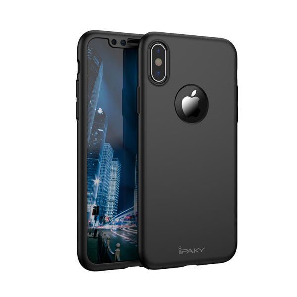 iPaky Brand 360 Degree Full Body Protecive Cover Case For iPhone X Tempered Glass Gift free - iDeviceCase.com