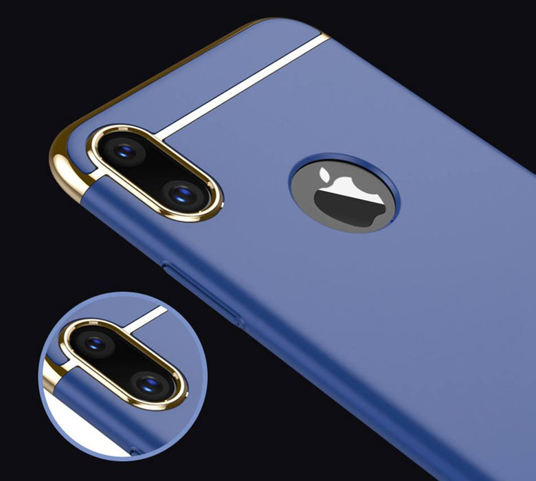 Fashion For Apple iPhone X Case Hard PC Armor Luxury Case For iPhone X Case Cover Shockproof Electroplate Frame For iPhoneX Case - iDeviceCase.com