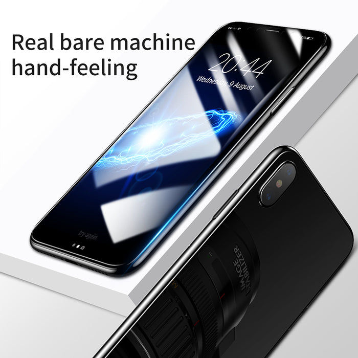Baseus 3D Curved Screen Protector Tempered Glass For iPhone X 10 Front Back Full Protective Film - iDeviceCase.com