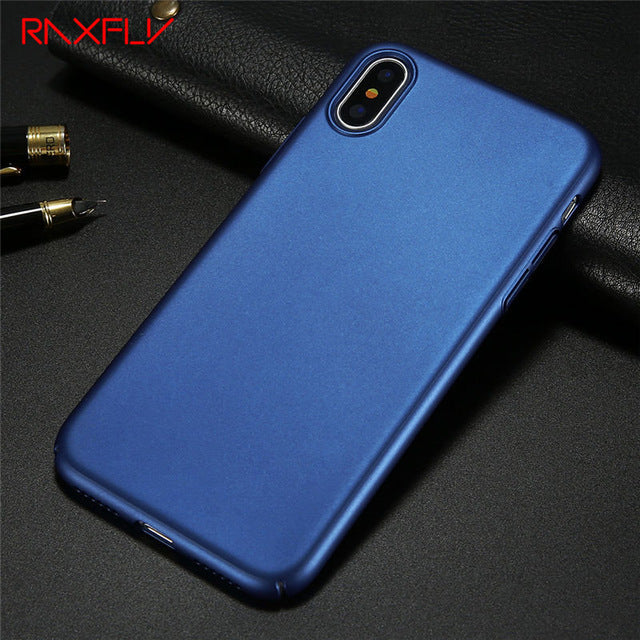 RAXFLY Soft Silicone Case For iPhone X 7 6 6s Plus TPU Matte Ultra Thin Phone Cases For iPhone 7Plus 6Plus Luxury Cover - iDeviceCase.com
