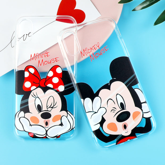Mickey Minnie Cartoon Case for iPhone X 7 8 Plus 4 4S 5 5C 5S SE 6 6S Plus Phone Cases - iDeviceCase.com