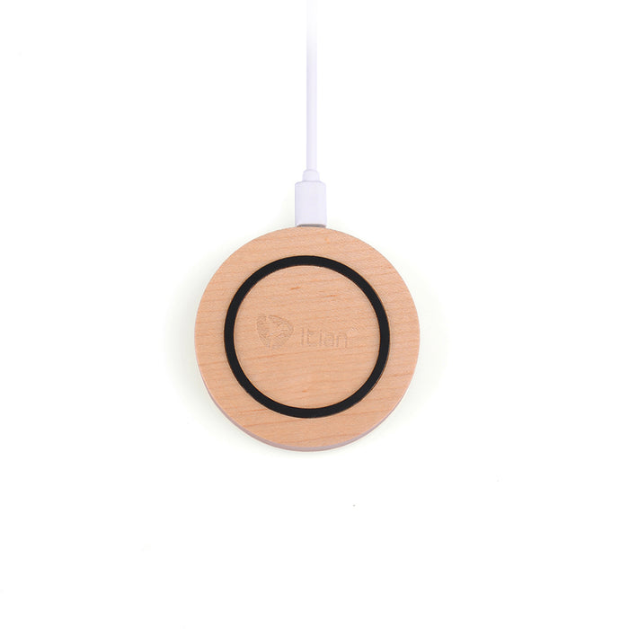 Wooden wireless charger Qi Wireless Charging Pad Made of Solid Wood - iDeviceCase.com