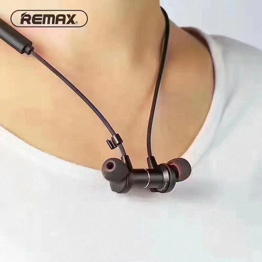 Remax RB-S7 Magnetic Sport Bluetooth Earphone in-ear Headset for Apple Samsung HUAWEI black - iDeviceCase.com