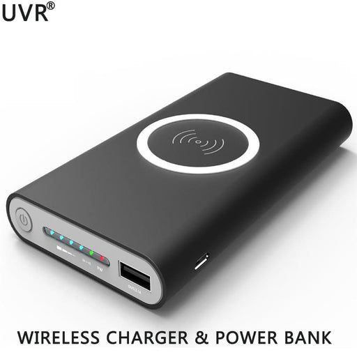 UVR QI Wireless Charger 10000 MAh External Battery Portable Power Bank - iDeviceCase.com