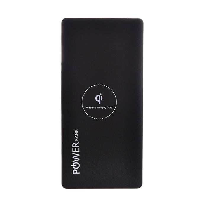 Qi Wireless Charger Power Bank 10000mAh Fast Rechargeable External Battery USB Charging Pad - iDeviceCase.com