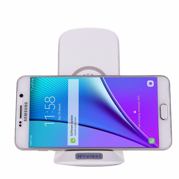 eAmpang Stand Fast Qi Wireless Charger for Samsung Galaxy Note 5 8 S6 edge S7 Edge S8 Plus Wireless Charger for iPhone X 8 Plus - iDeviceCase.com