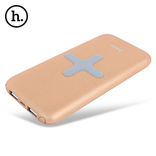 HOCO B11 Wireless Charger 8000mAh Power Bank Dual USB Port for iPhone 8 plus X for samsung note 8 s7 s8 plus - iDeviceCase.com