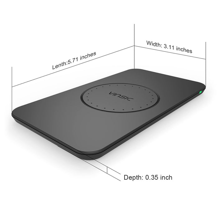Vinsic 3 Coils Portable Original Wireless Charger Charging Pad - iDeviceCase.com